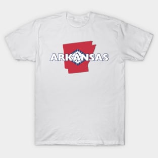 Arkansas Colored State T-Shirt